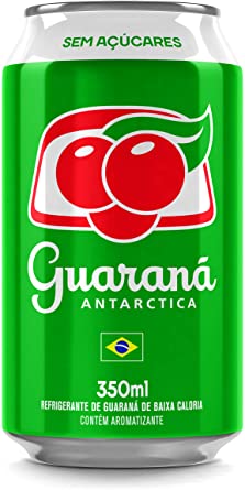Guaraná ZERO antártica lata 350ml